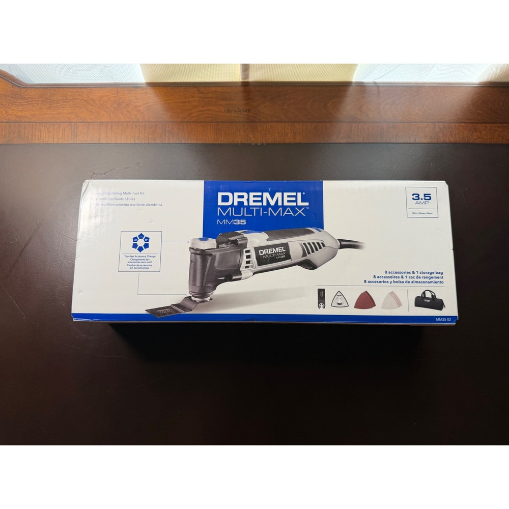 Dremel Multi-Max MM35 3.5 Amp Oscillating Multi-Tool Kit NEW Sealed 8 Acces.
